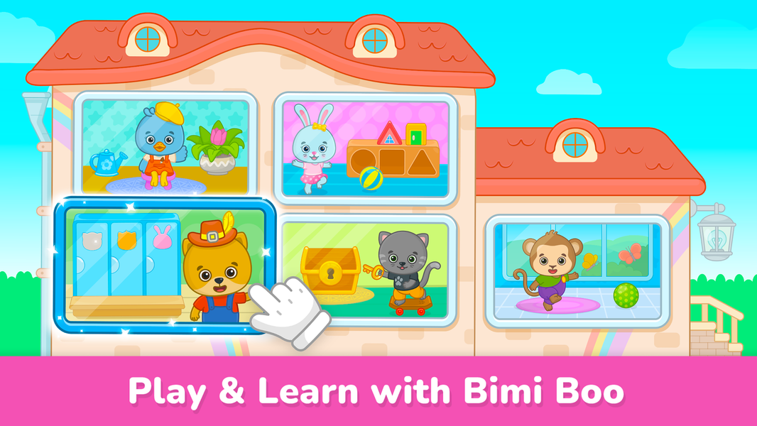 Bimi Boo World: Toddler Games - عکس بازی موبایلی اندروید