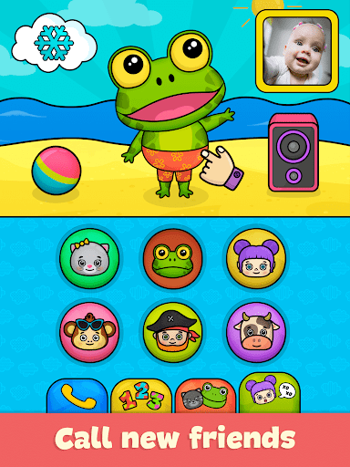 Baby phone: games for kids ۱-۵ - عکس بازی موبایلی اندروید