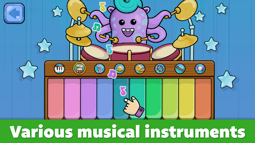 Baby Piano: Kids Music Games - عکس بازی موبایلی اندروید