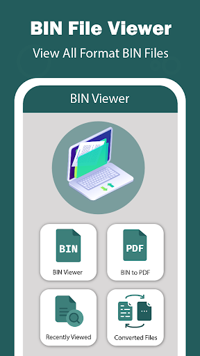 Bin File Reader - Viewer - عکس برنامه موبایلی اندروید