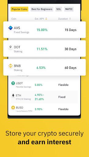 Binance: Buy Bitcoin & Crypto - Image screenshot of android app