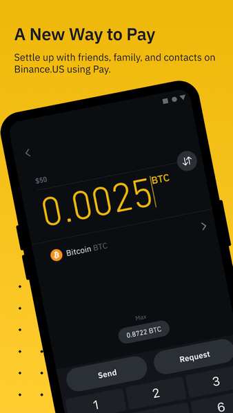Binance.US: Buy BTC, DOGE, XRP - Image screenshot of android app