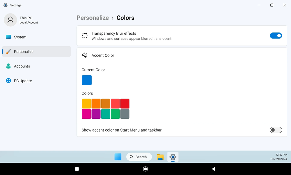 HyperDroid - PC Launcher - عکس برنامه موبایلی اندروید