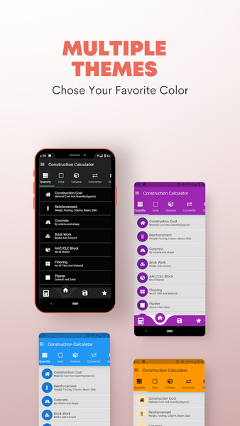 Construction Calculator A۱ - عکس برنامه موبایلی اندروید