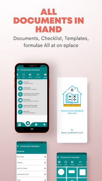 Construction Calculator A۱ - عکس برنامه موبایلی اندروید