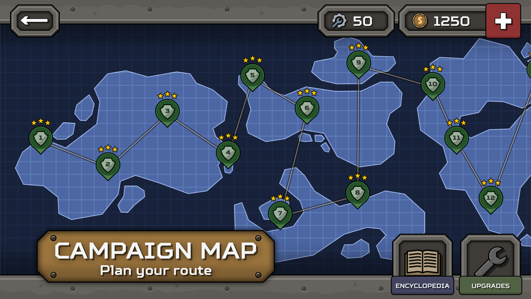 Tactical War ۲: Tower Defense - عکس بازی موبایلی اندروید