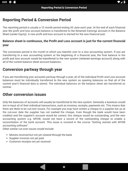 Accounting Notes - Image screenshot of android app