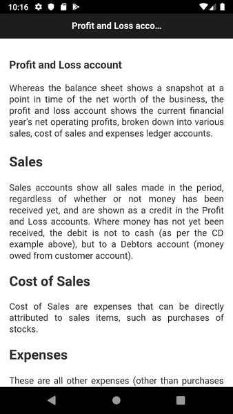 Accounting Notes - Image screenshot of android app