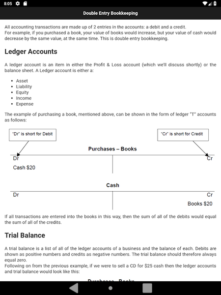 Accounting Notes - Image screenshot of android app