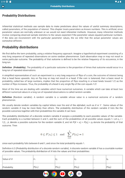 Basics of Statistics - عکس برنامه موبایلی اندروید