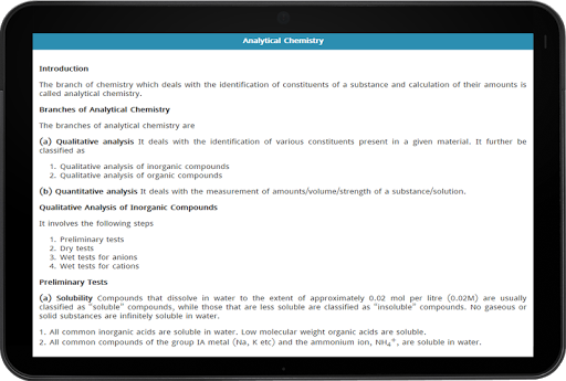Chemistry Notes - Image screenshot of android app