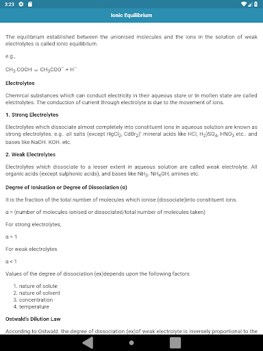 Chemistry Notes - Image screenshot of android app