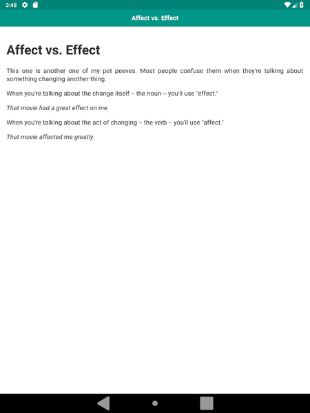 Common Grammar Mistakes - عکس برنامه موبایلی اندروید