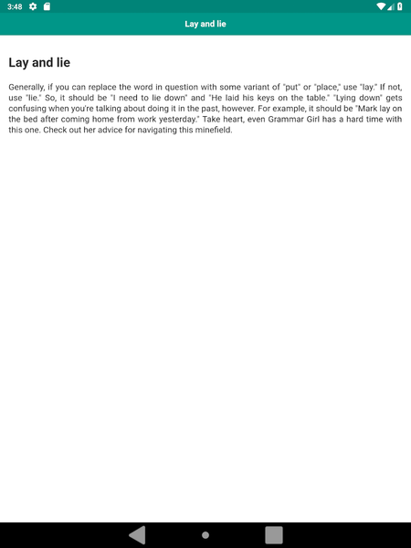 Common Grammar Mistakes - عکس برنامه موبایلی اندروید