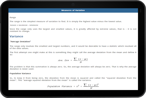 Statistics - Image screenshot of android app