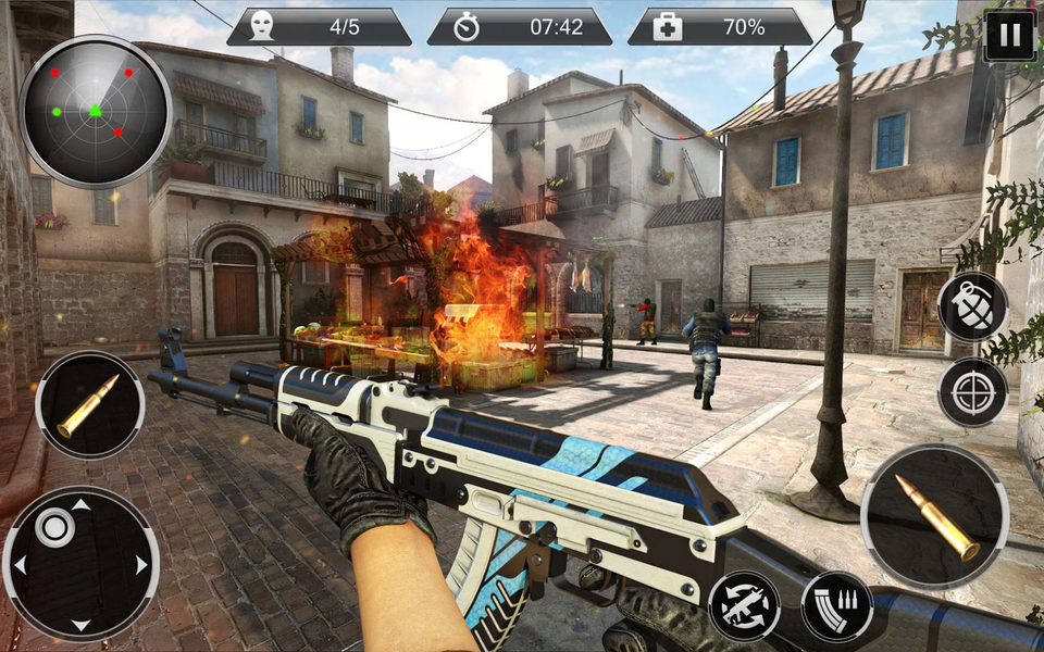 Modern Military FPS: Gun Games - Gameplay image of android game