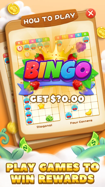 Bingo Fruit: Earn Cash - Gameplay image of android game