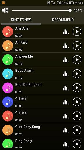 Phone Ringtones Collection - Image screenshot of android app