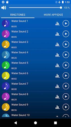 Water Sound Ringtones - عکس برنامه موبایلی اندروید