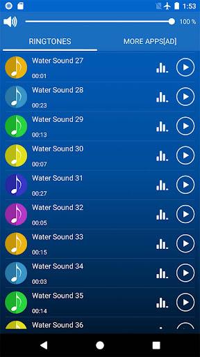 Water Sound Ringtones - عکس برنامه موبایلی اندروید