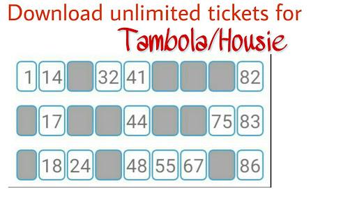 Tambola ticket generator - عکس بازی موبایلی اندروید