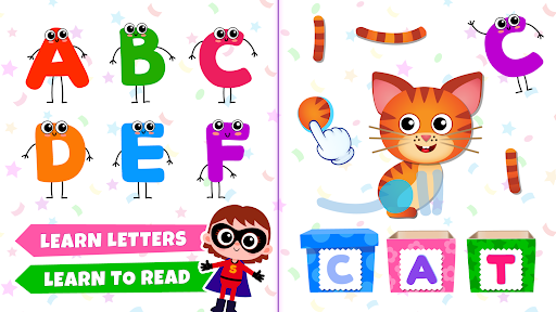 Learn to Read! Bini ABC games! - Gameplay image of android game