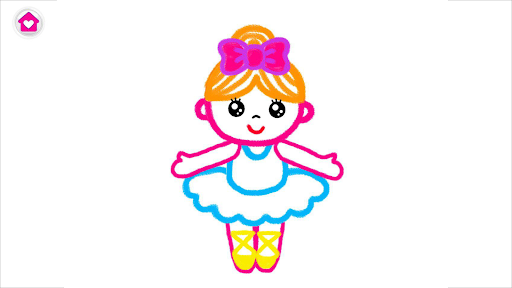 Kids Coloring Games for Girls - عکس بازی موبایلی اندروید