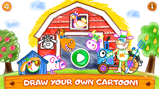 Old Macdonald had a farm 🚜 Drawing games for kids - عکس بازی موبایلی اندروید