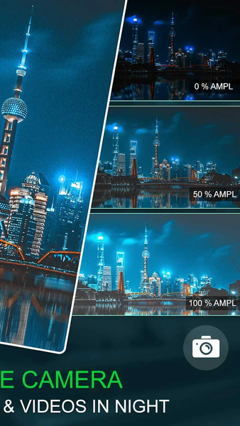 Night Mode Zoom Camera Editor - Image screenshot of android app