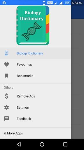 Biology Dictionary - عکس برنامه موبایلی اندروید