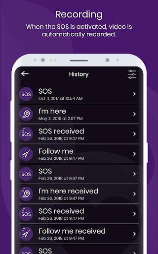 bSafe - Never Walk Alone - Image screenshot of android app