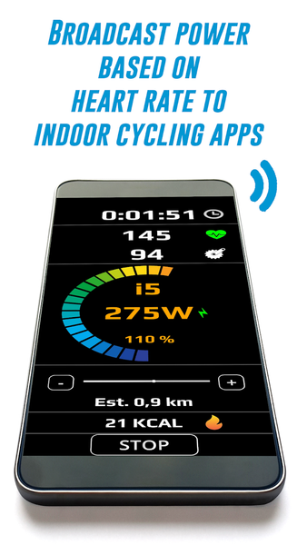 HR2VP Cycling & Bike Training - Image screenshot of android app