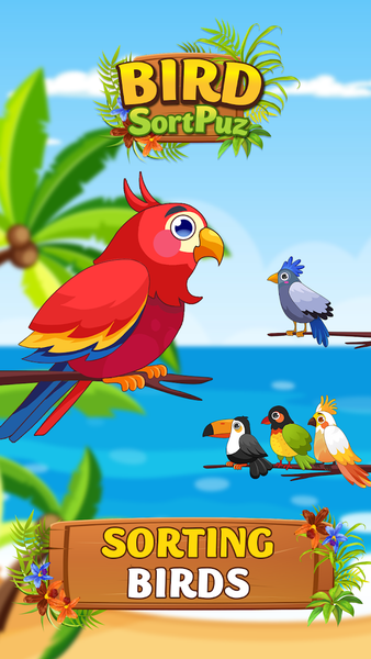 Bird Sort Game: Color Puzzle - عکس بازی موبایلی اندروید