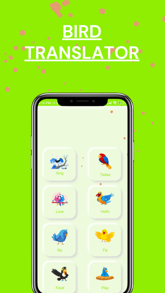 Bird Translator Simulator App - عکس برنامه موبایلی اندروید