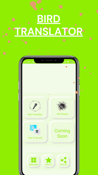 Bird Translator Simulator App - عکس برنامه موبایلی اندروید