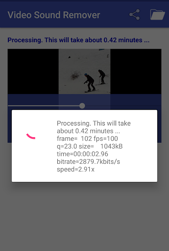 Video Sound Remover - Image screenshot of android app