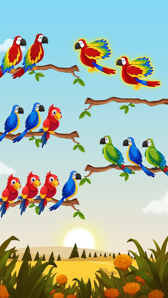 Bird Sort - Puzzle Games - Image screenshot of android app