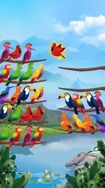 Bird Sort - Color Puzzle - عکس بازی موبایلی اندروید