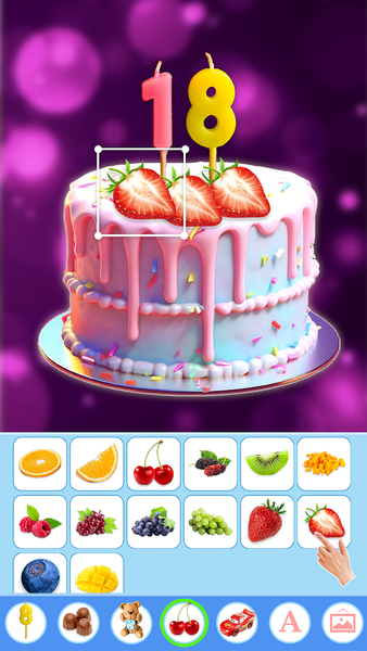 DIY Cake Maker: Birthday Party - Gameplay image of android game