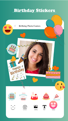 Birthday Photo Frames: Happy B - عکس برنامه موبایلی اندروید