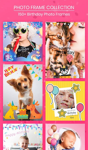 Birthday Photo Frame - عکس برنامه موبایلی اندروید