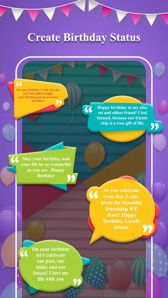 Happy Birthday Wishes - Image screenshot of android app