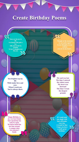 Happy Birthday Wishes - Image screenshot of android app