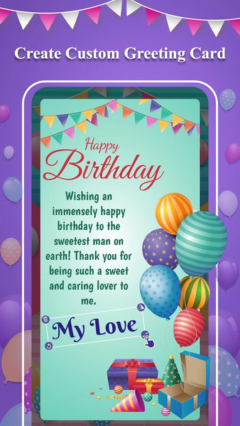Happy Birthday Wishes - Image screenshot of android app