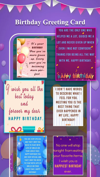 Happy Birthday Wishes - Image screenshot of android app