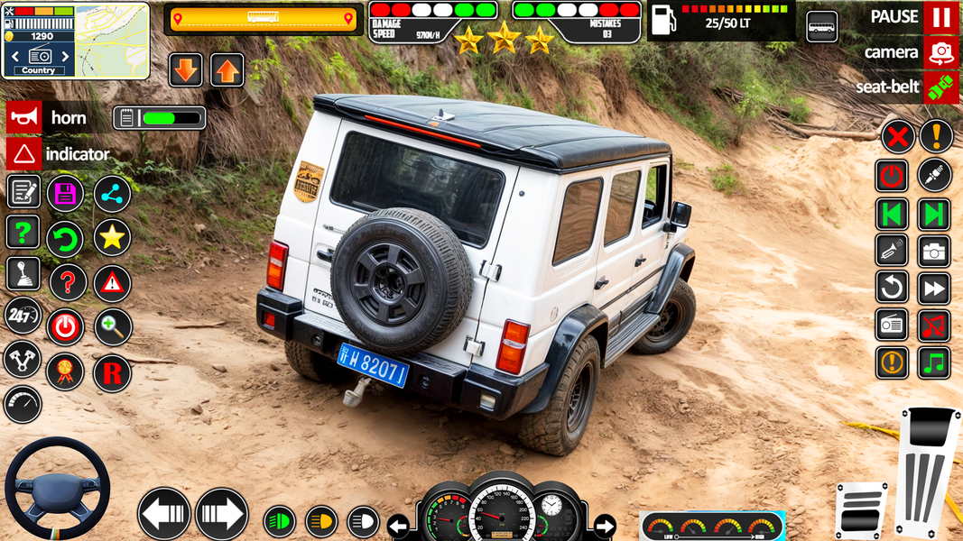 Hill Jeep Driving Game ۲۰۲۵ - عکس بازی موبایلی اندروید