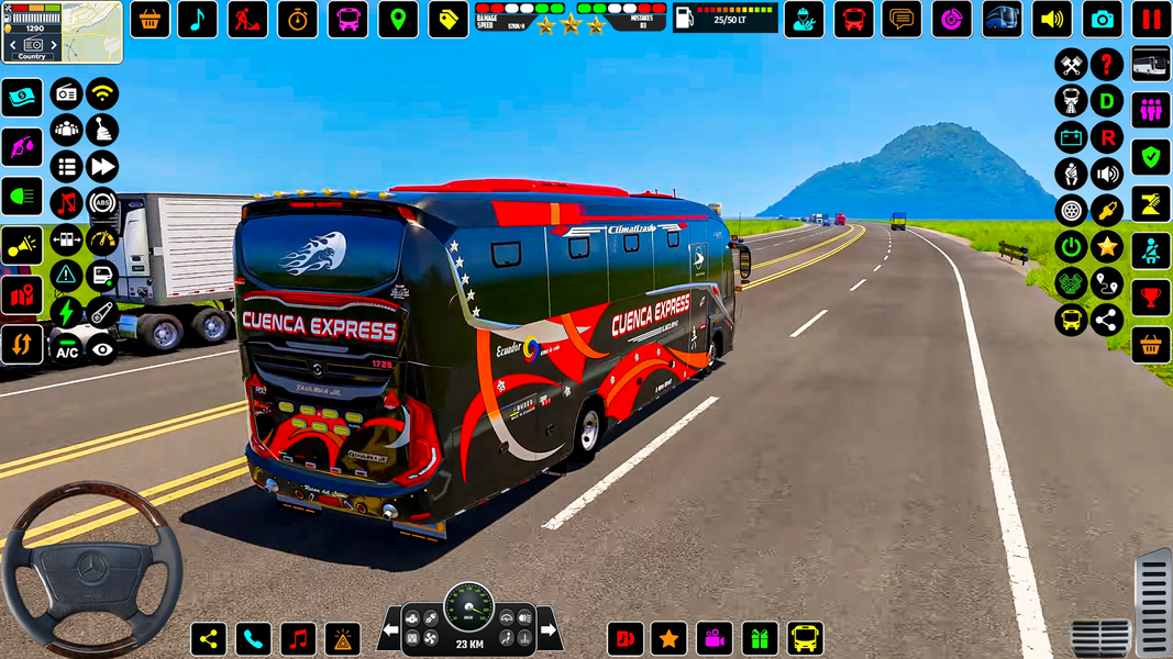 Real Bus Simulator: Bus Game - Gameplay image of android game