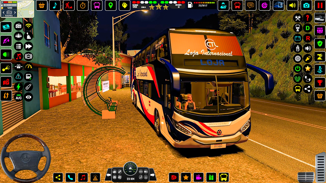 Real Bus Simulator: Bus Game - Gameplay image of android game