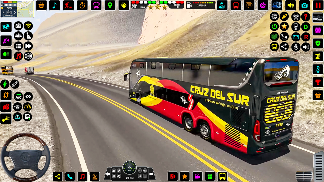 Real Bus Simulator: Bus Game - Gameplay image of android game