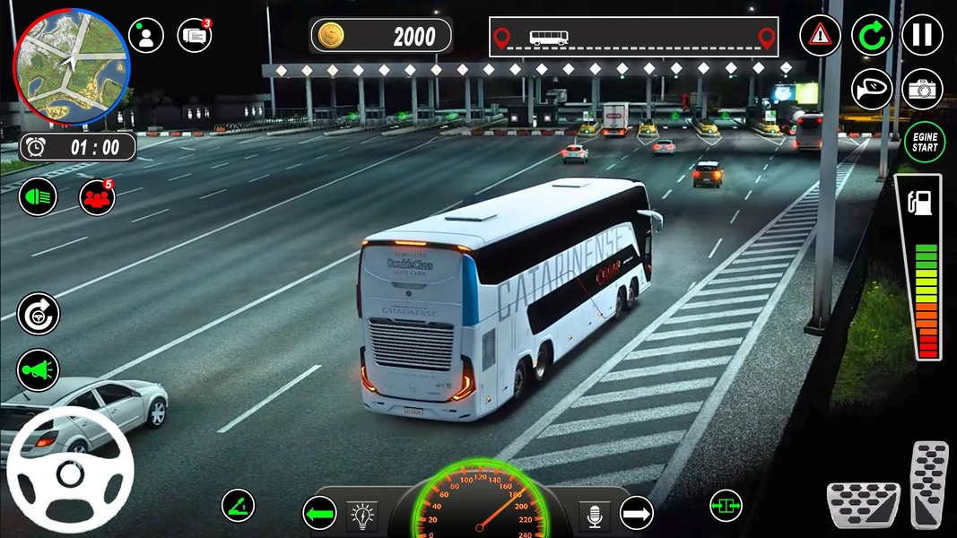 City Bus Games Simulator 3D - Gameplay image of android game